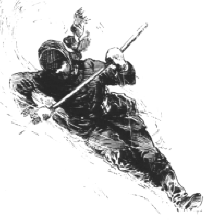 mountaineering in the kings river country, 1864. vist0042p ice axe arrest